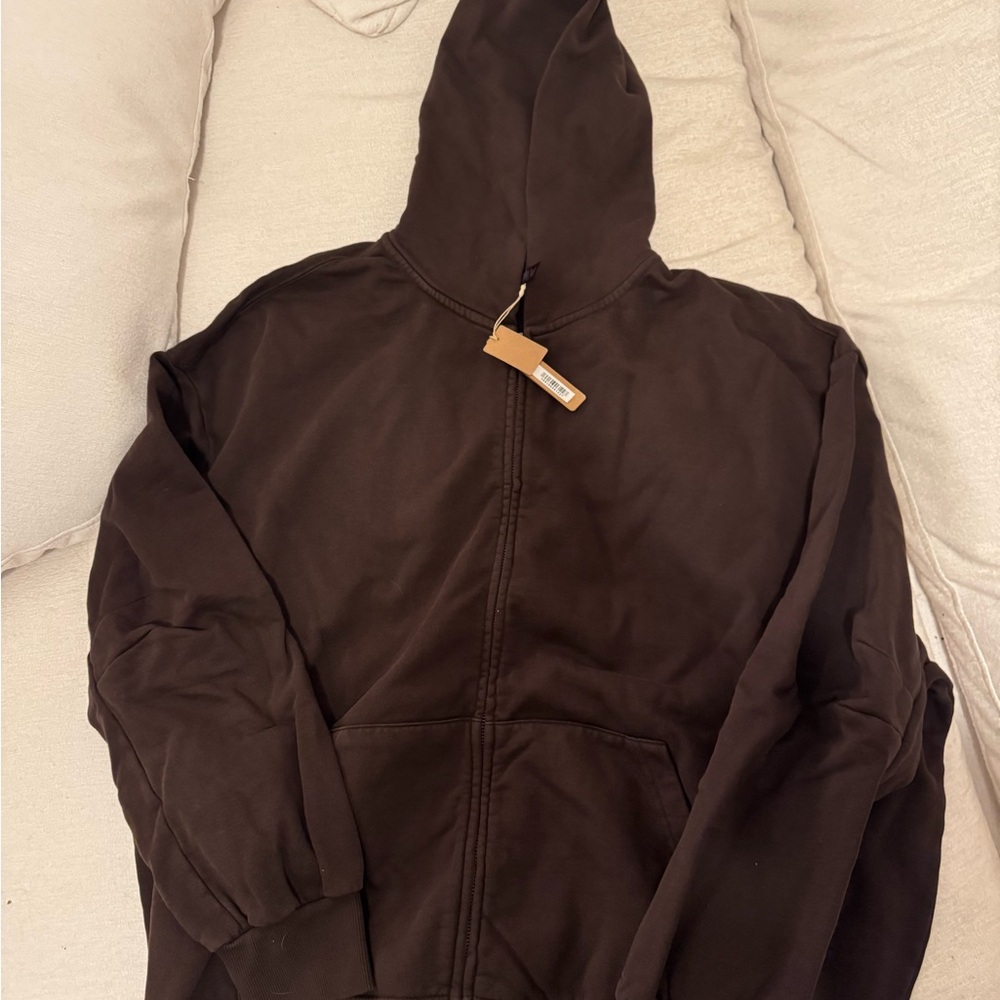 SKIMS BOYFRIEND FLEECE ZIP
UP HOODIE